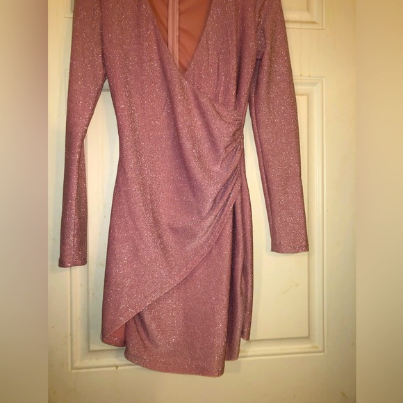 Formal Gown-Shimmering Pink- - Picture 3 of 5